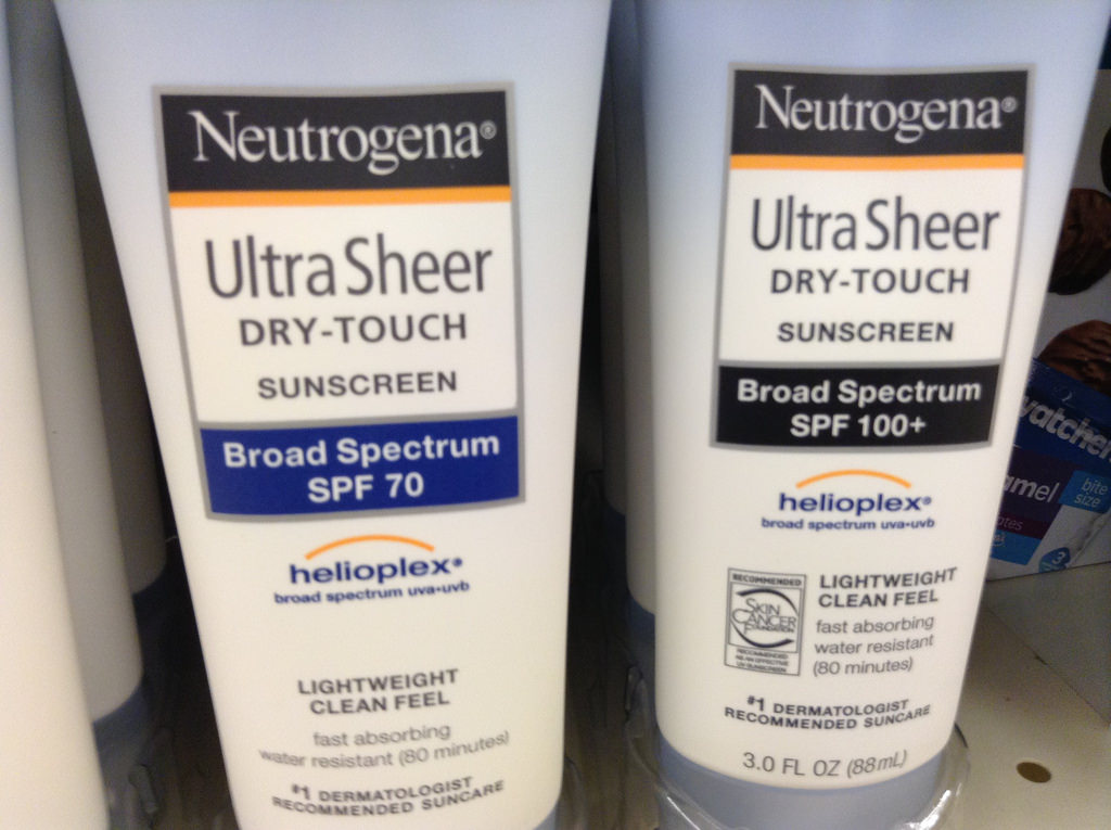 Neutrogena sunscreen!
