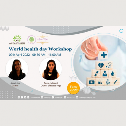 World health day Workshop by 𝐍𝐲𝐚𝐬𝐚 𝐘𝐨𝐠𝐚